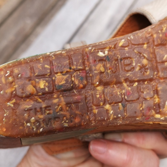 Art by The Art Company leather wedge sandals - Picture 13 of 15